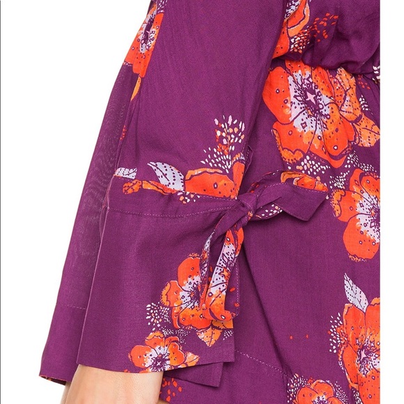 Free People Tuscan Dreams Printed Tunic in Turquoise - Picture 7 of 15